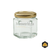 Hex Honey Jar with Lid 1.5oz