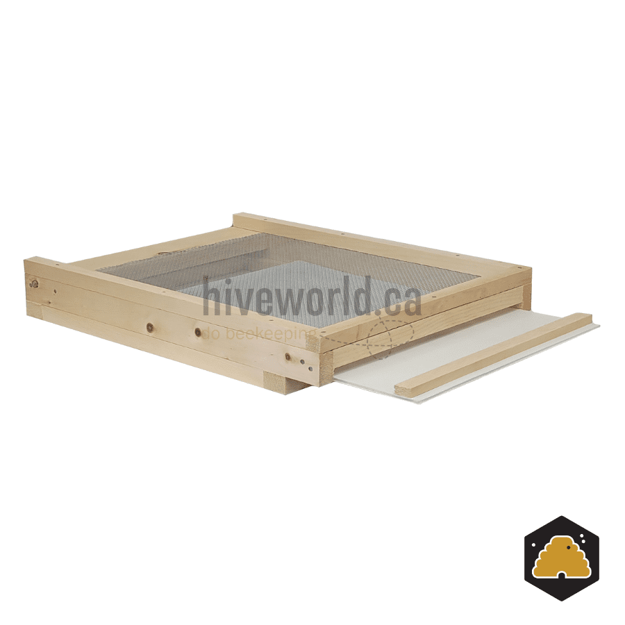 HiveWorld Screened Bottom Board | With Drawer
